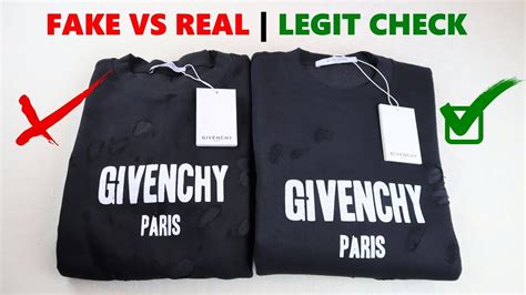 real vs fake givenchy hoodie|how to spot Givenchy clothing.